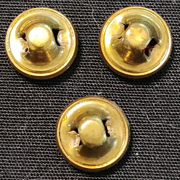 Antique/Vintage Lot of 3 Metal/Brass ? Military Uniform Buttons Eagle/Stars - Picture 2 of 4